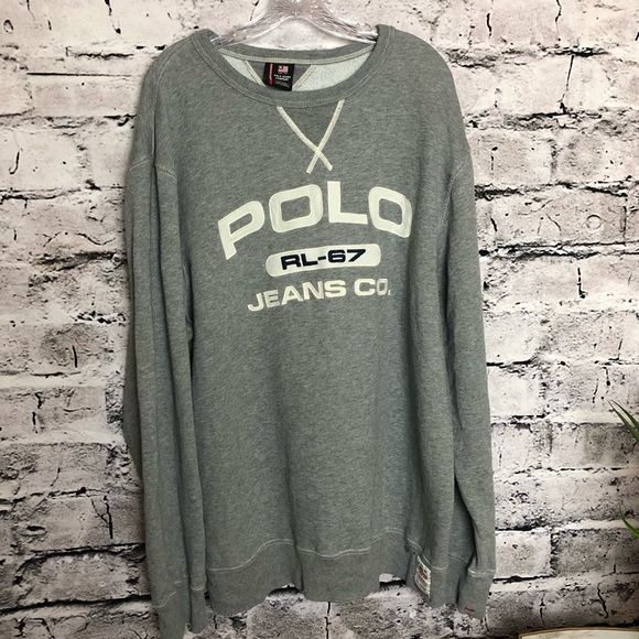 Polo Ralph Lauren Other - VINTAGE 1990’s Polo Jeans Mens Sweatshirt. 2XLT